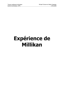 Expérience de Millikan