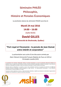 David GILLES (Université de Sherbrooke, Québec)
