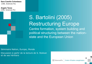 S. bartolini - Nations, Europe, Monde
