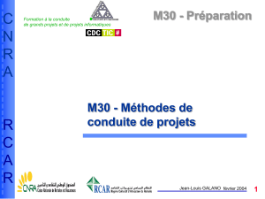 M30 - Metratech - International Seminars