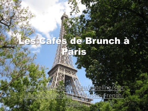 Les Cafés de Brunch à Paris