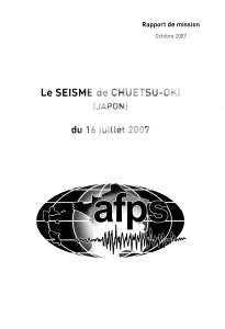 AFPS_Rapport_mission_2007_Seisme Chuetsu