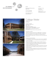 Collège Weiler - Le Sommer Environnement
