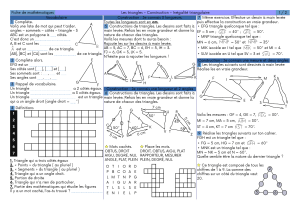 Fiche – Triangles - Blog de Mathématiques