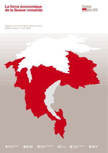 Brochure - Forum des 100 - Rapport sur le PIB romand 2009