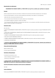 Notice BICARBONATE DE SODIUM COOPER 1,4 POUR CENT (0