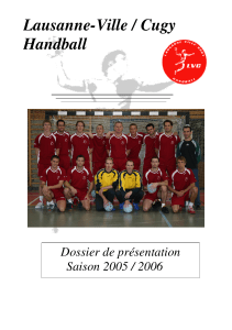 Lausanne-Ville / Cugy Handball