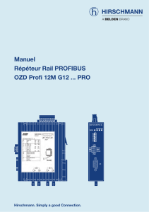 Manuel Répéteur Rail PROFIBUS OZD Profi 12M G12 - e