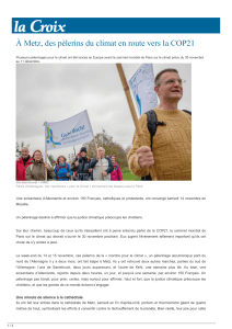 À Metz, des pèlerins du climat en route vers la COP21