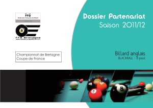 Dossier Partenariat Saison 2011/12