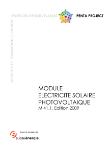 module electricite solaire photovoltaique - eBooksPlus