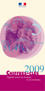 Les chiffres clés de 2009 - Ministère des Familles, de l`Enfance et