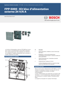FPP‑5000 - Kit bloc d`alimentation externe 24 V/6 A