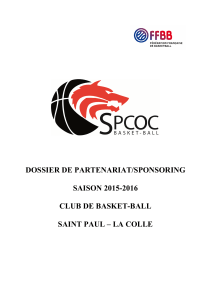Devenez parternaire - SPCOC Basket-ball