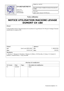 notice utilisation machine levage dumont ch 180