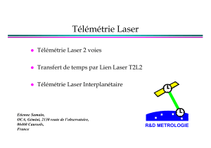 Télémétrie Laser
