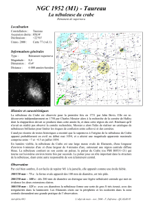 Astrofiche Numéro 003 Messier 1