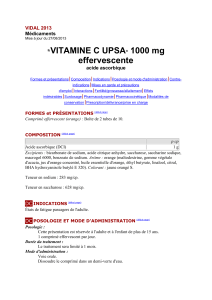 *VITAMINE C UPSA® 1000 mg effervescente