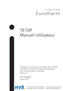 EUROTHERM - TE10P - Gradateur / Contrôleur de Puissance active