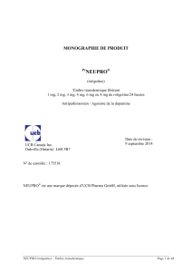 Neupro® (rotigotine)septembre 2014 | pdf file