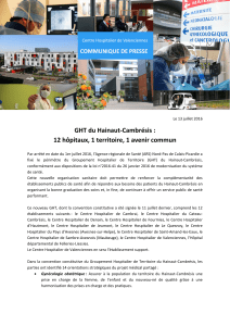 GHT du Hainaut-Cambrésis - Centre Hospitalier de Valenciennes