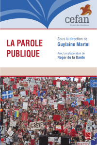 LA PAROLE PUBLIQUE - Prologue Numérique