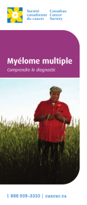 Myélome multiple : Comprendre le diagnostic