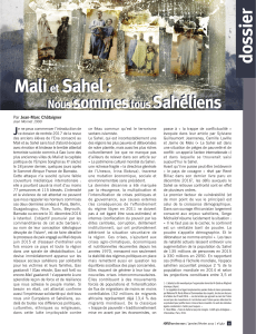 Mali et Sahel : Mali et Sahel : dossier