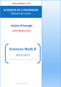 Sciences Math B