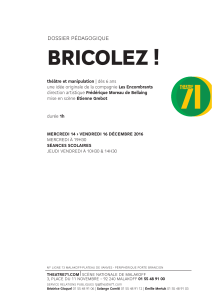 bricolez - Théâtre 71