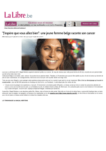 "J`espère que vous allez bien": une jeune femme belge raconte son