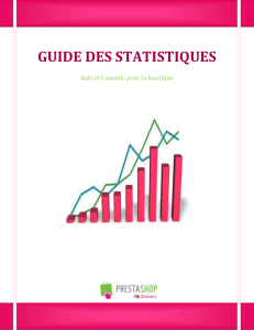 GUIDE DES STATISTIQUES