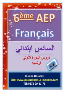 Yassine Qassemi www.yassinekasmi.e-monsite.com 0678-29-61