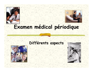 Examen médical périodique