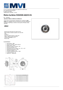 Moto-turbine R3G500-AQ33-01 - MVI-sa