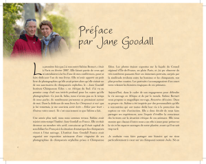 Lire la préface du Dr Goodall