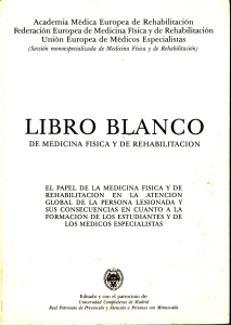 libro blanco - White Book of Physical and Rehabilitation Medicine