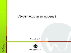 éco-innovation - Pôle Eco