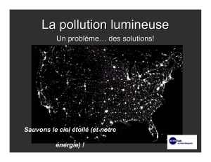 La pollution lumineuse