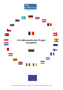 Les 27 pays de l` Union Européenne