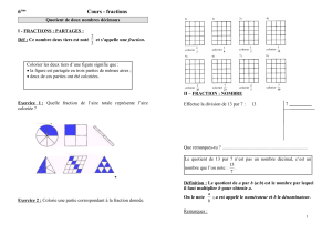 6 Cours - fractions