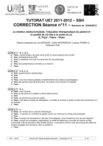 – CORRECTION Séance n°11 – SSH