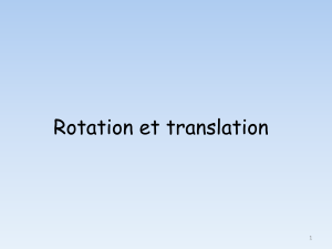 Rotation et translation 1