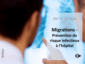 Migrations - Prévention du risque infectieux à l’hôpital