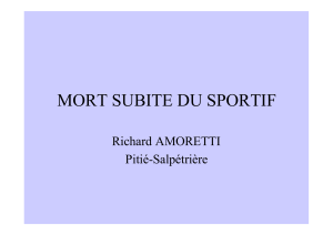 MORT SUBITE DU SPORTIF Richard AMORETTI Pitié-Salpétrière