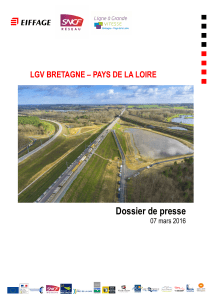 Dossier de presse LGV BRETAGNE – PAYS DE LA LOIRE
