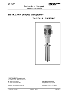 BF3914 Instructions d’emploi  BRINKMANN pompes plongeantes