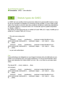 1 Statuts types de GAEC