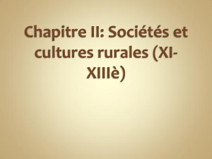 societes et cultures rurales