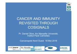 CANCER AND IMMUNITY REVISITED THROUGH COSIGNALS